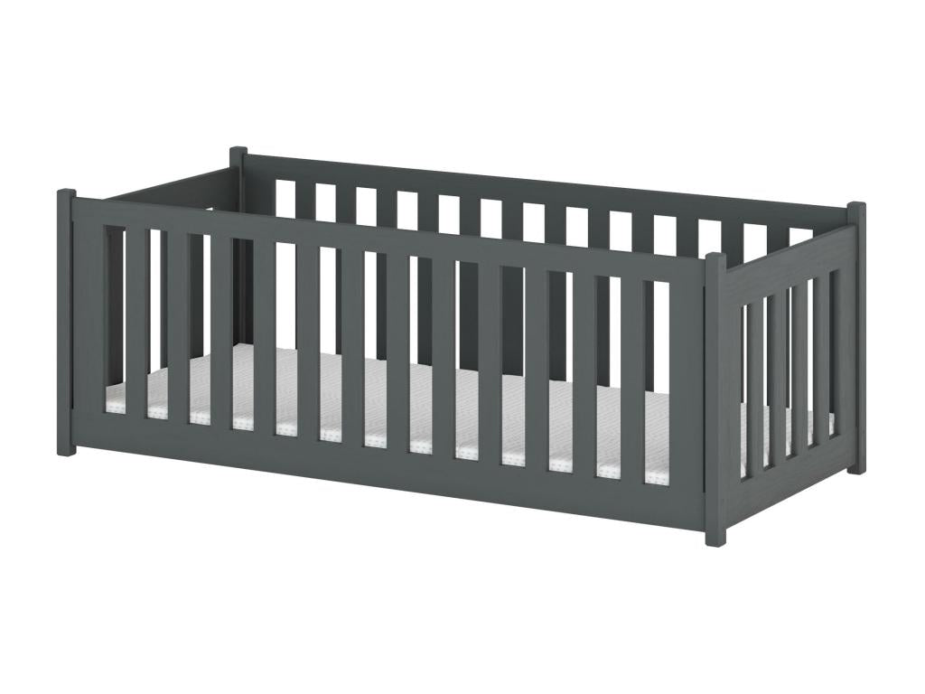 Gray Bed, 90 x 200 cm