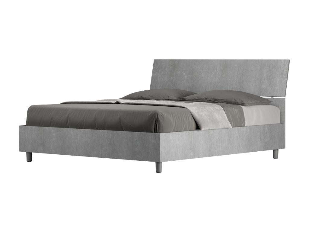 Gray Bed, 160 x 200 cm
