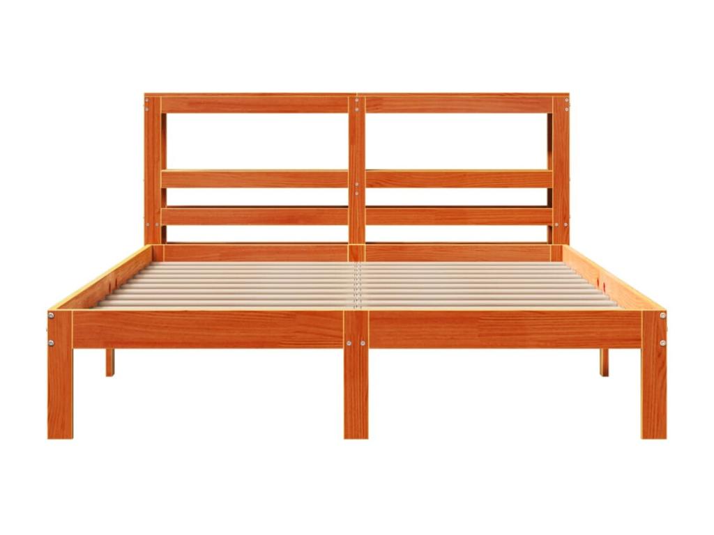 Brown Pine Wood Mattress, 140 x 190 cm
