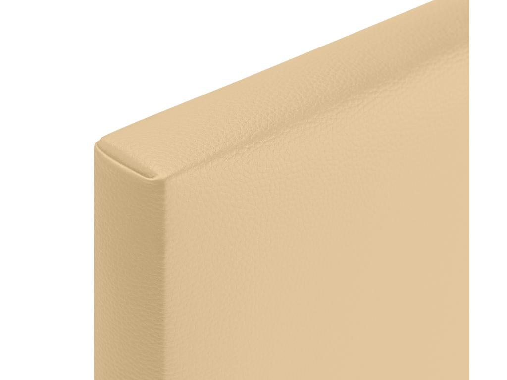 Faux Leather Bed, 90 x 105 cm