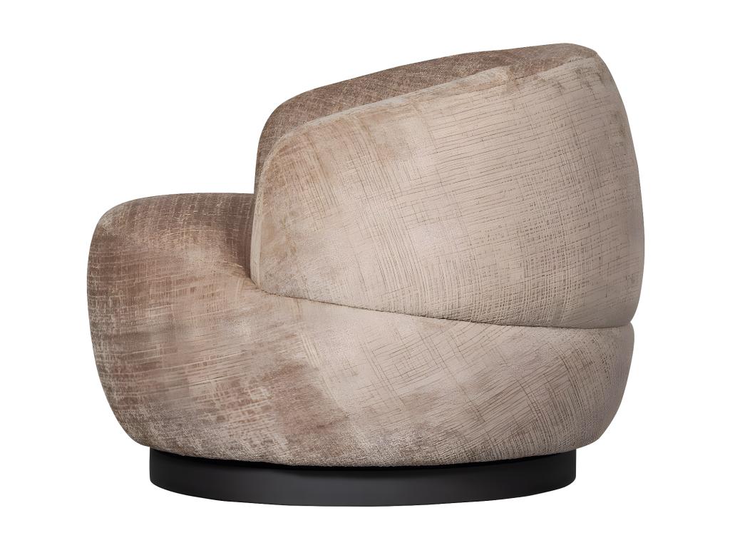 Beige Fabric Accent Chair