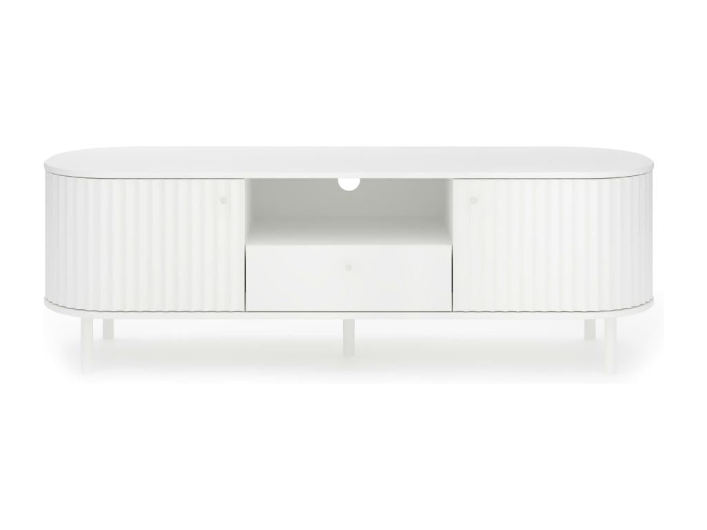 White TV Stand, 156 x 48 x 51 cm