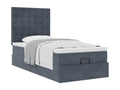 Gray Velvet Mattress, 100 x 200 cm