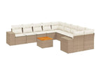 Beige Woven Resin Wicker Outdoor Furniture Set - dlz1766582034108