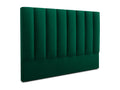 Green Velvet Bed, 160 x 8 x 120 cm