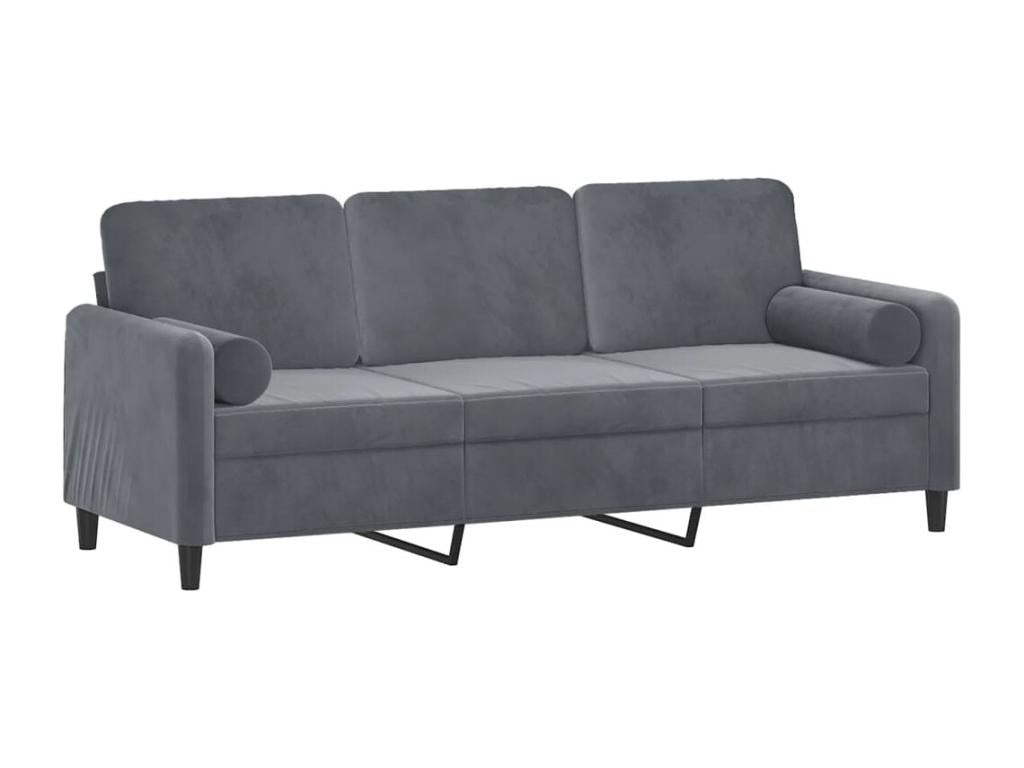 Gray Velvet Sofa