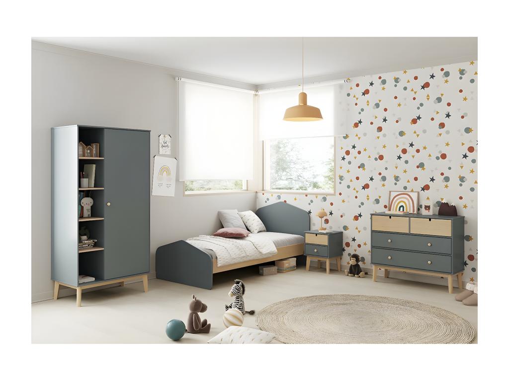 Green Pine Wood Dresser