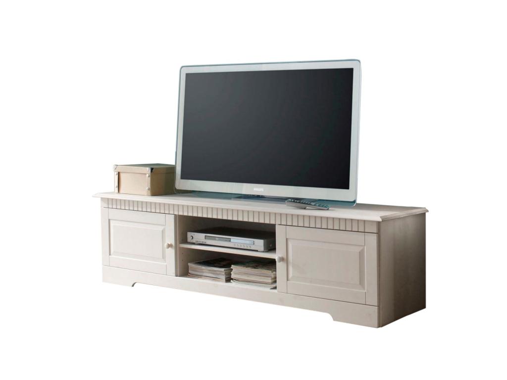 White Pine Wood TV Stand