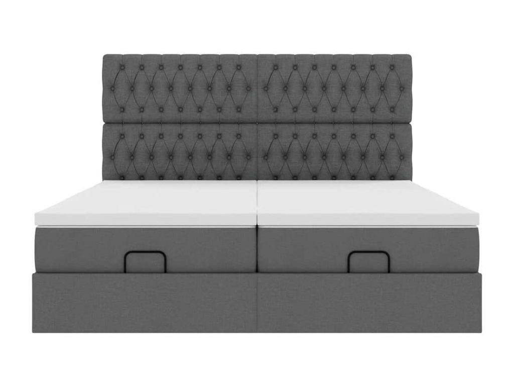 Gray Fabric Mattress, 160 x 200 cm - dlz1766582286338