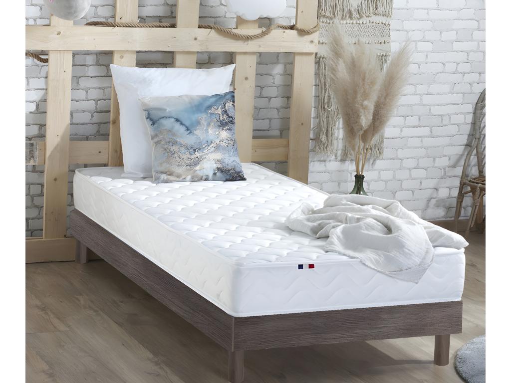 Gray Oak Wood Mattress, 90 x 190 cm