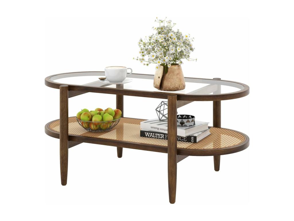 Brown Coffee Table, 90 x 50 x 45 cm