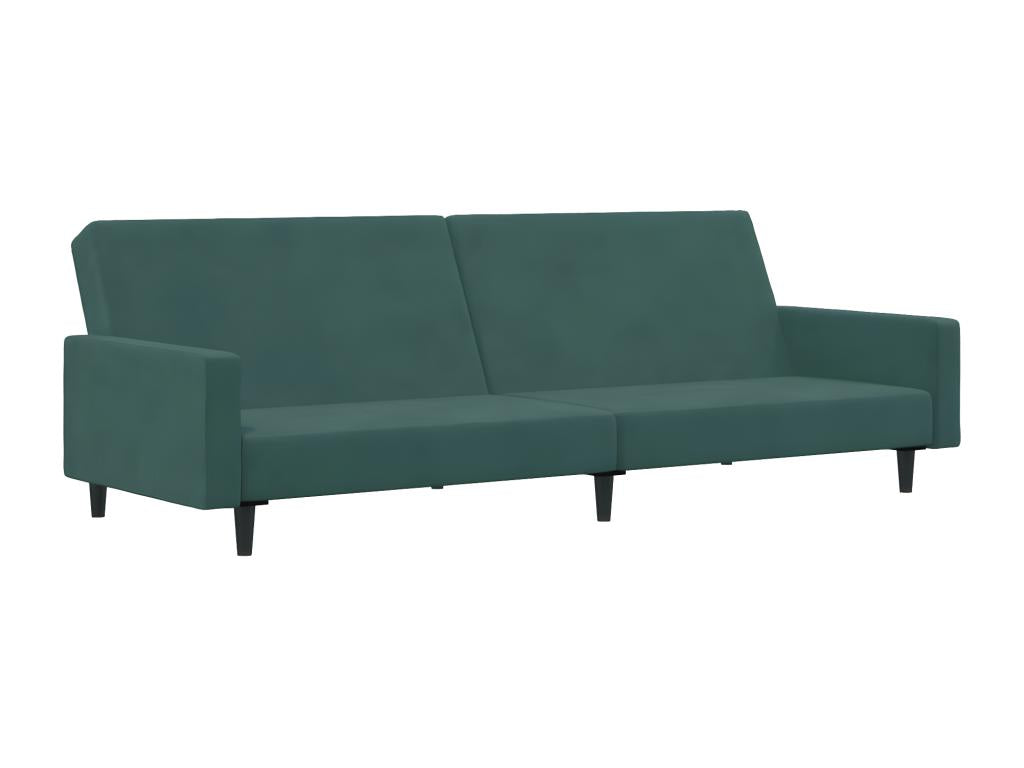 Green Velvet Bed