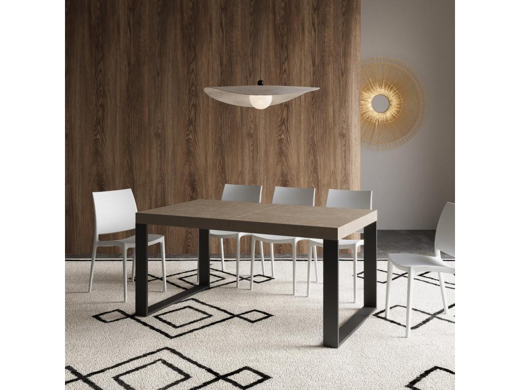 Anthracite Table, 90 x 160 cm