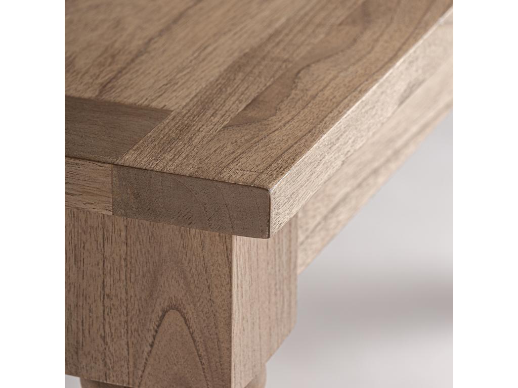 Brown Table, 180 x 90 x 76 cm