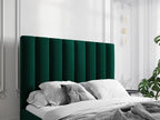 Green Velvet Bed, 160 x 8 x 120 cm