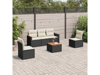 Black Woven Resin Wicker Outdoor Furniture Set - dlz1766582583700