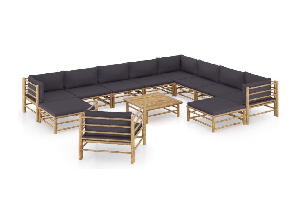 Gray Outdoor Furniture Set - dlz1766582421115