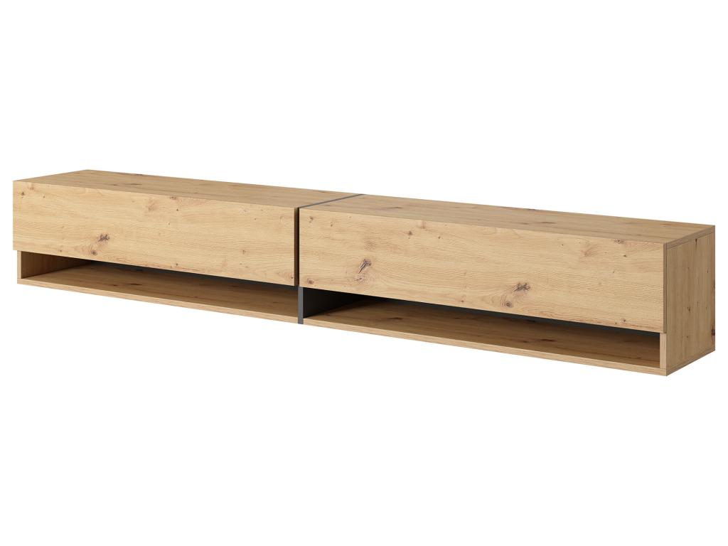 Brown Oak Wood TV Stand - dlz1766582560333