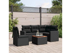 Black Woven Resin Wicker Outdoor Furniture Set - dlz1766582549290