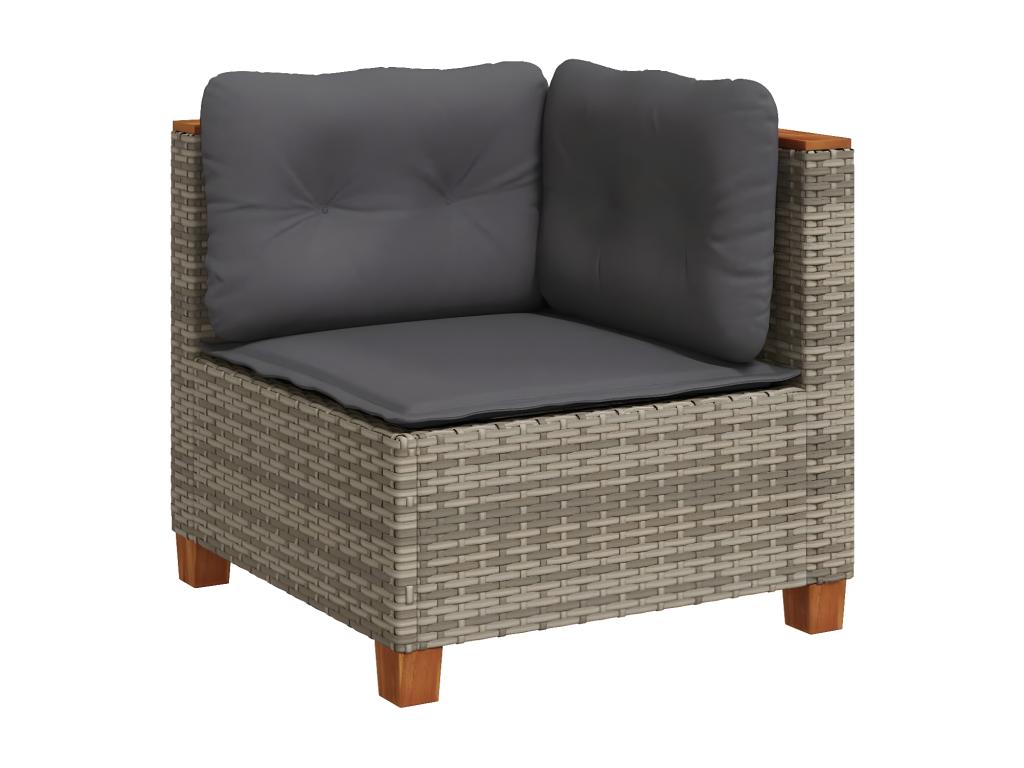 Gray Woven Resin Wicker Outdoor Furniture Set - dlz1766582049493