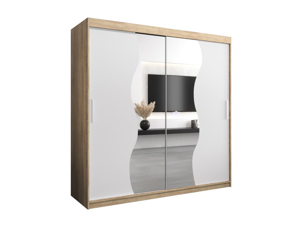 White Wardrobe, 200 x 62 x 200 cm