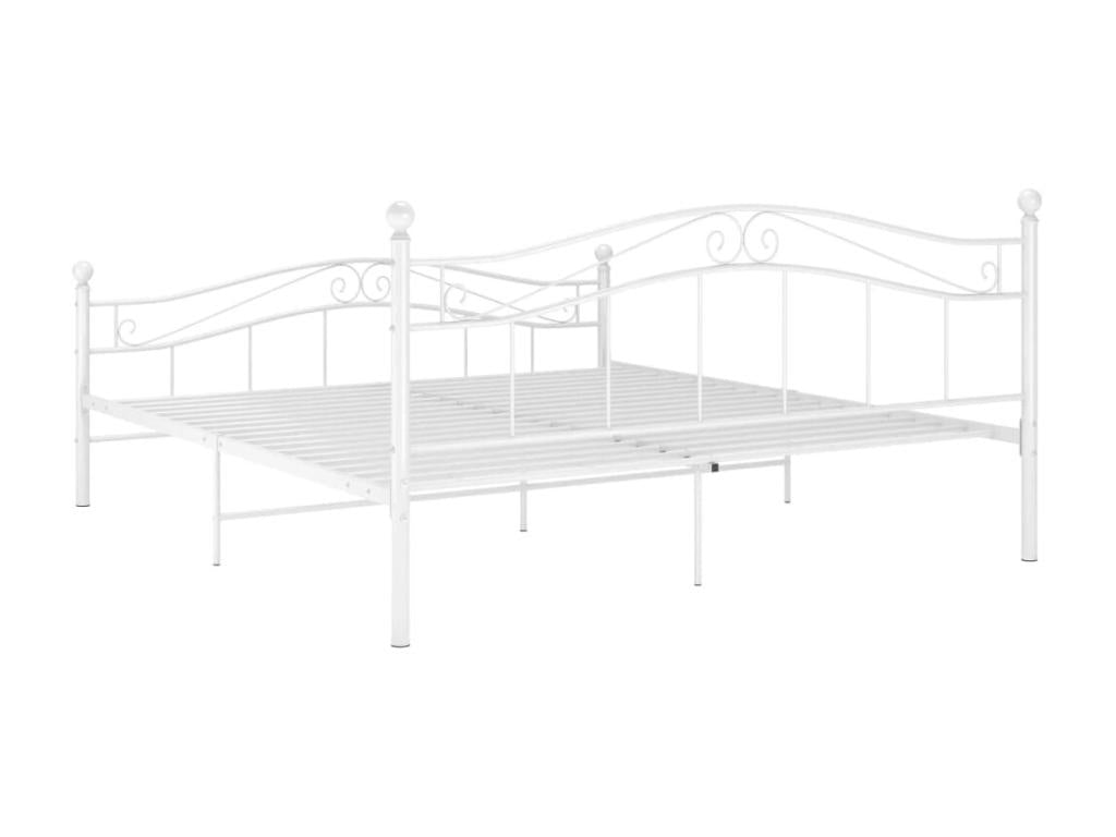 White Metal Bed, 140 x 200 cm