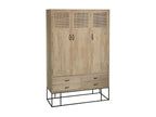 Natural Metal Wardrobe
