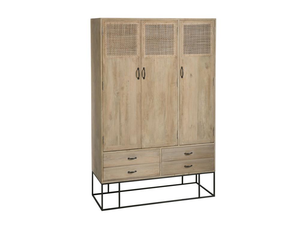 Natural Metal Wardrobe