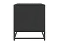 Black Engineered Wood TV Stand, 120.5 x 40 x 46 cm