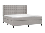 Gray Fabric Mattress, 160 x 200 cm
