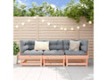 Brown Solid Wood Outdoor Furniture Set