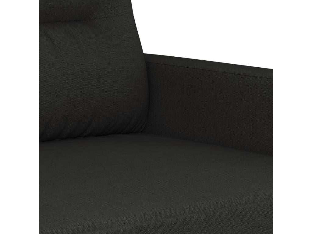 Black Fabric Sofa