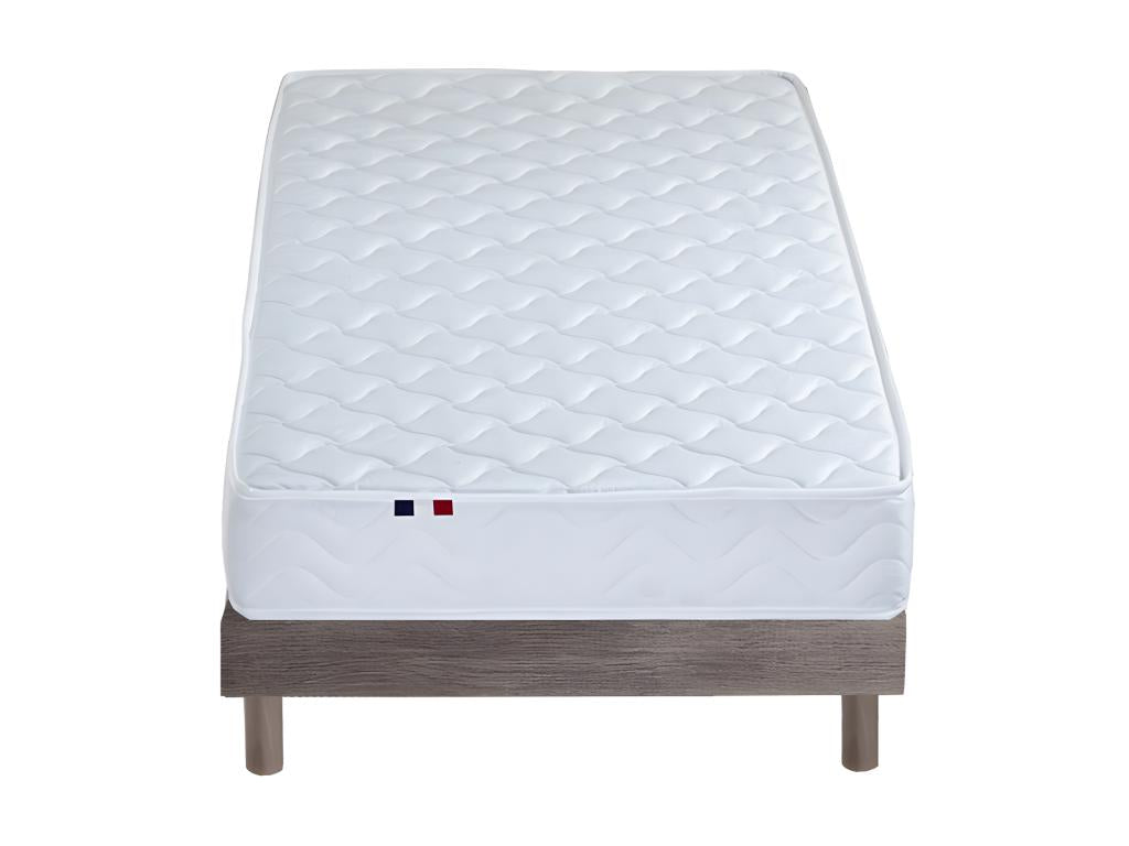 Gray Oak Wood Mattress, 90 x 190 cm