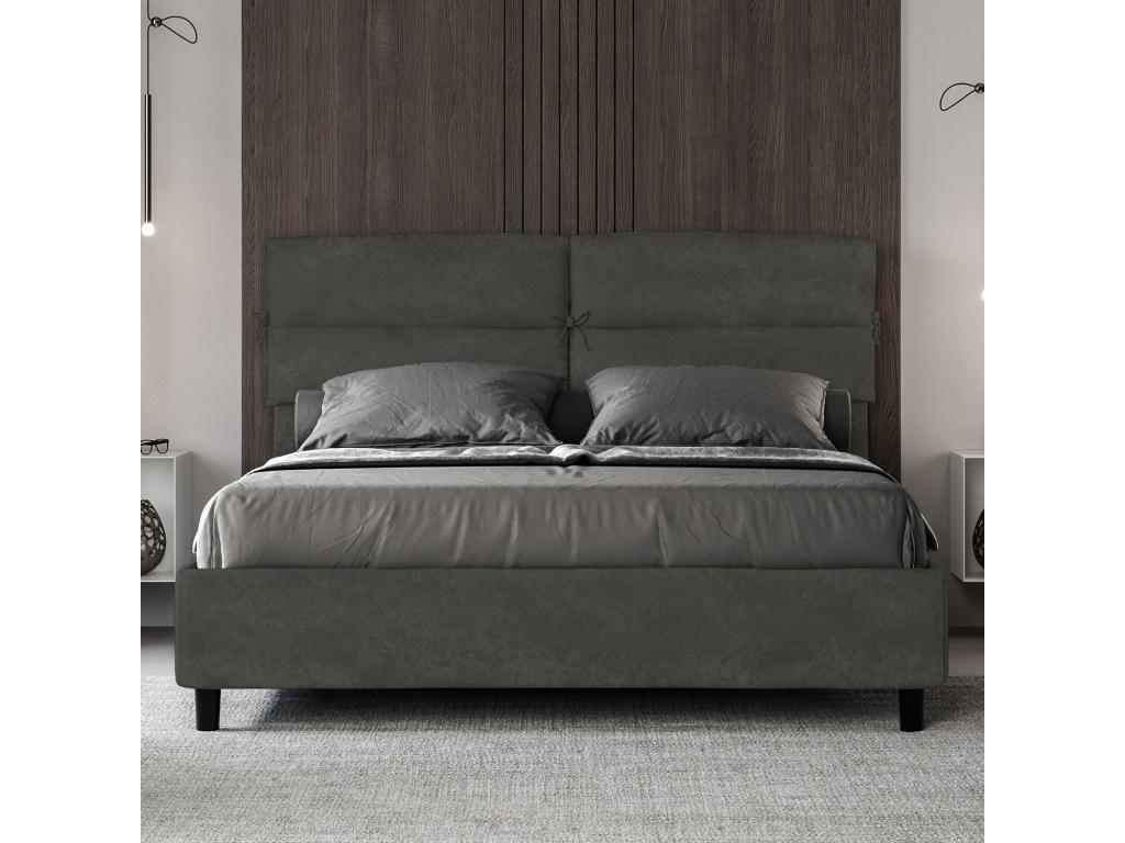 Gray Bed, 160 x 200 cm - dlz1766582102038