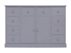 Gray Sideboard, 113 x 30 x 79 cm