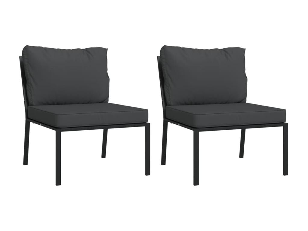 Black Outdoor Furniture Set
