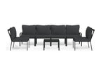 Black Outdoor Furniture Set
