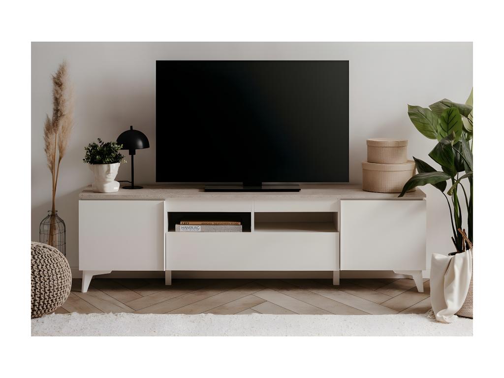 White TV Stand