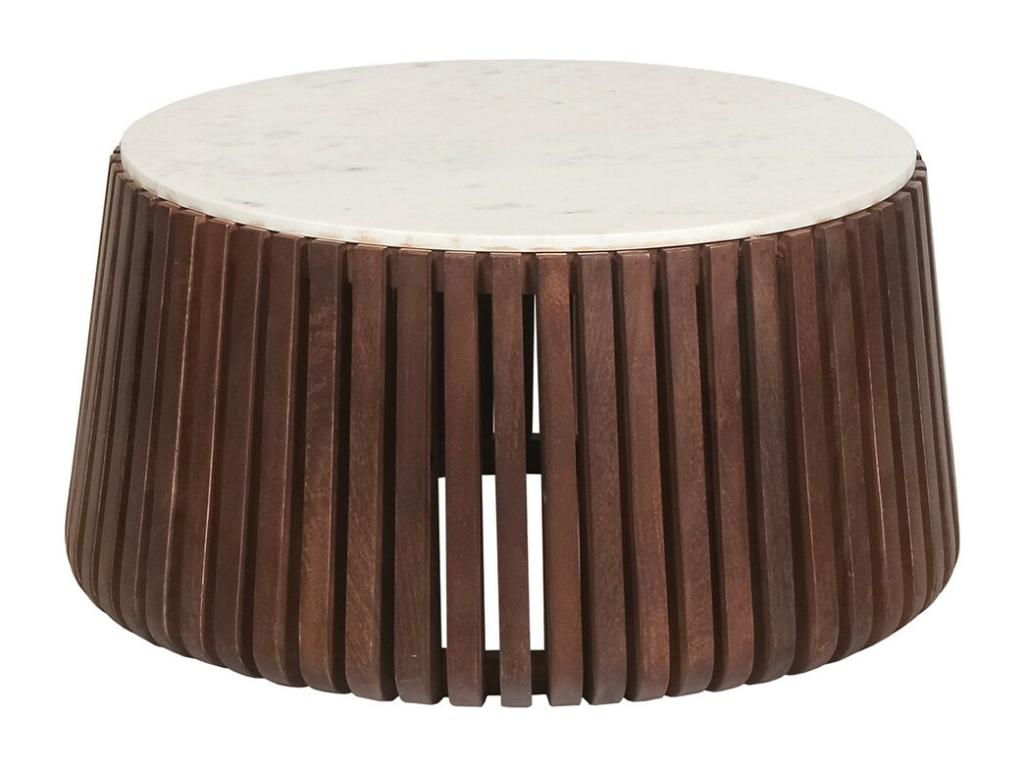 Brown Marble Coffee Table