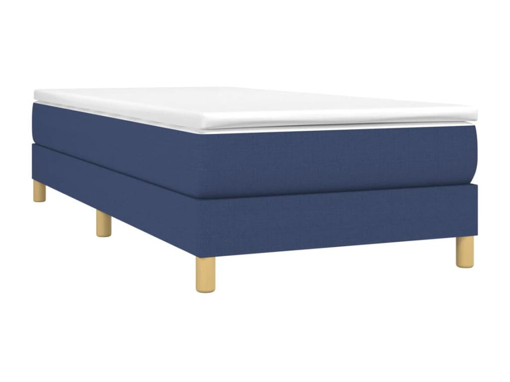 Blue Fabric Bed, 100 x 200 cm