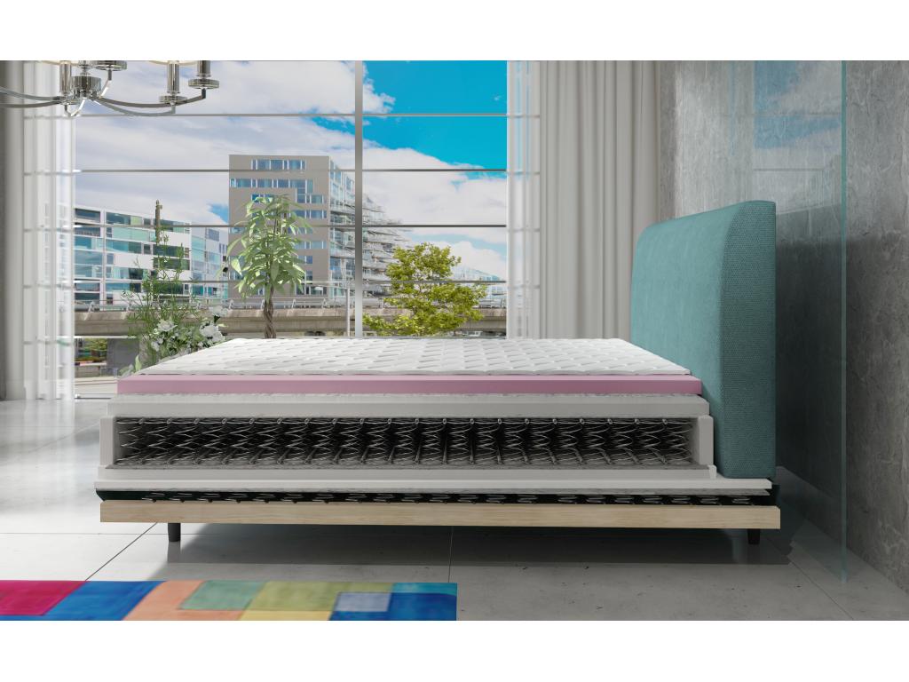 Blue Velvet Mattress, 140 x 200 cm