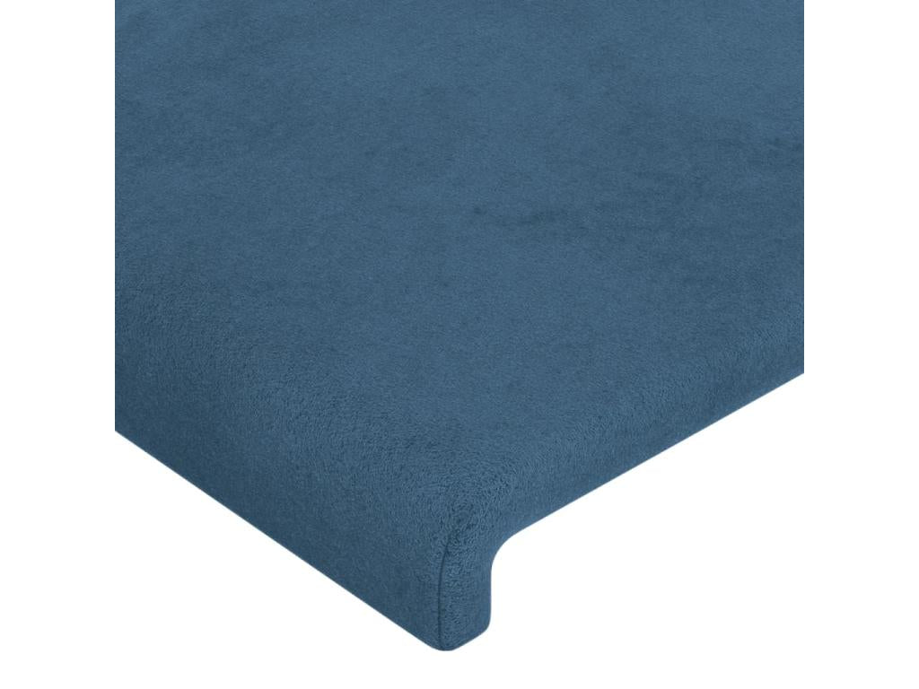 Blue Velvet Bed Frame, 90 x 200 cm