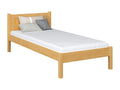 Natural Pine Wood Bed, 90 x 190 cm
