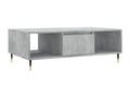 Gray Engineered Wood Coffee Table, 104 x 60 x 35 cm