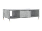 Gray Engineered Wood Coffee Table, 104 x 60 x 35 cm