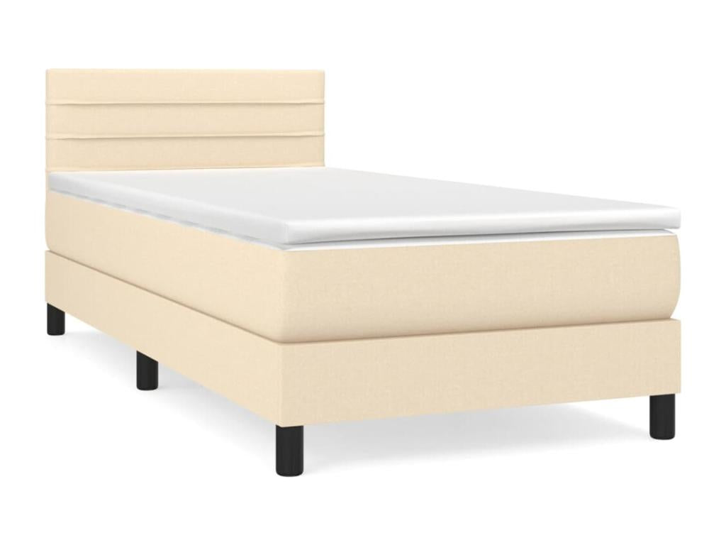 Beige Fabric Mattress, 100 x 200 cm
