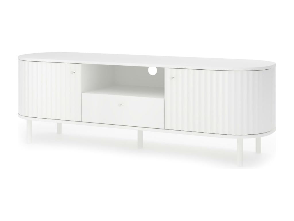 White TV Stand, 156 x 48 x 51 cm