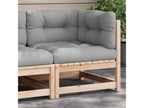 Brown Pine Wood Sofa