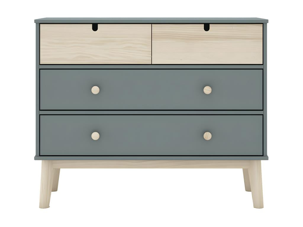 Green Pine Wood Dresser