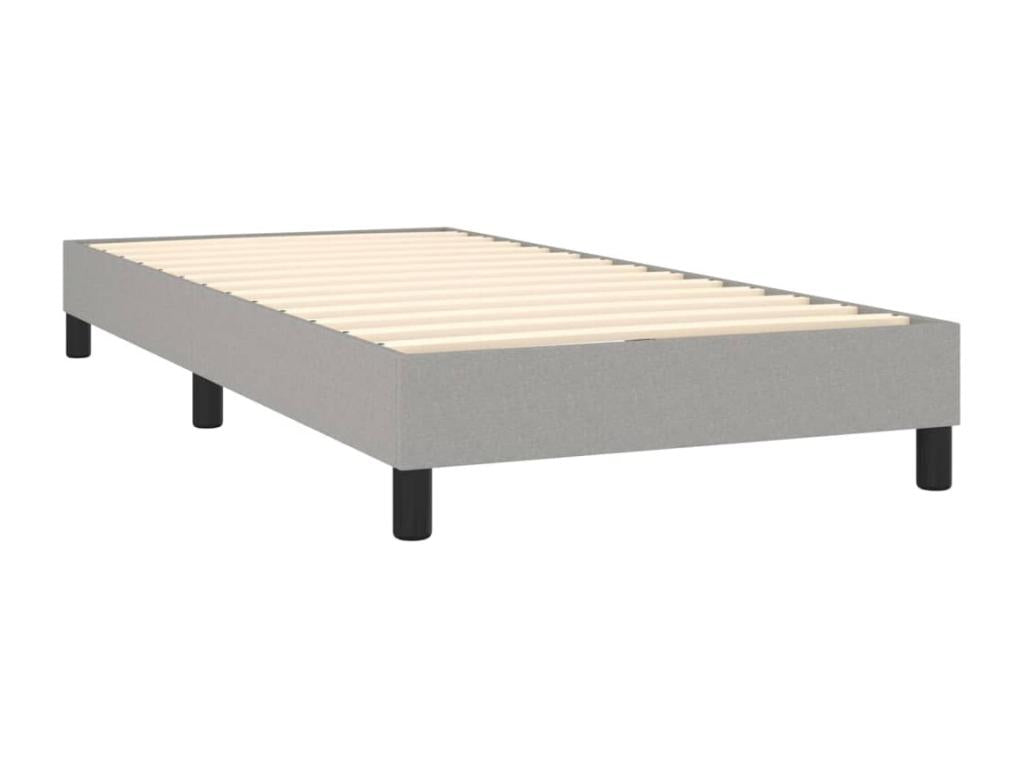 Gray Fabric Mattress, 90 x 200 cm